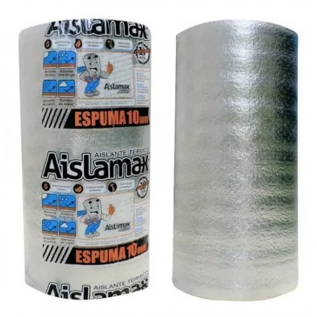 Aislante Aislamax :: Productos : Espuma Simple / Aluminio / Aluminizada